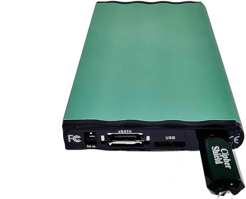 DSE-240SDG2C 240GB SSD USB-C 3.2 Gen 2 CipherShield FIPS 140-2 256-bit AES HIPAA Hardware Encrypted External Slim Drive in Kuwait