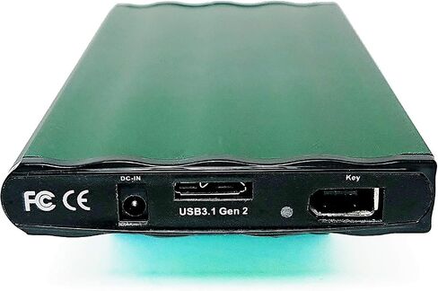 BUSlink DSE-4TSDG2A 4TB SSD USB A 3.2 Gen 2/eSATA CipherShield FIPS 140-2 256-bit AES HIPAA Hardware Encrypted External Portable Slim Drive in Kuwait