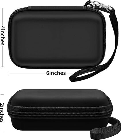 Case for Apple MagSafe Duo/for UCOMX for Nano/for Iseyyox Wireless Charger Type C Wall Charger, Magnetic Foldable Station Storage Holder Bag for Fast Charging Pad Cable and Adapter, Black-Box Only in Saudi Arabia
