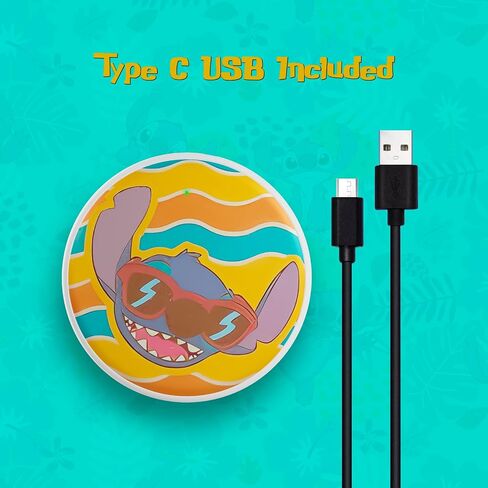 Disney Lilo and Stitch Wireless Charging Pad- Gifts for Fans of Stuff Accessories- Universally Compatible Station All Qi Enabled Phones in Saudi Arabia
