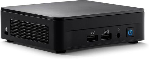 Intel NUC 12 Pro NUC12WSKi5 Mini Desktop Computer - 12th Gen Core i5-1240P 12-Core up to 4.4 GHz CPU, 8GB RAM, 512GB NVMe SSD, Iris Xe Graphics, Wi-Fi 6E + Bluetooth, Windows 11 Pro in Saudi Arabia