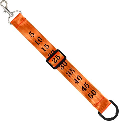 Taiyin Football Referee Chain Clip Football Yard Markers Football Official Chain Clip Football Referee Gear for Men Nylon Head Linesman Umpire Equipment, Orange and Black in Saudi Arabia