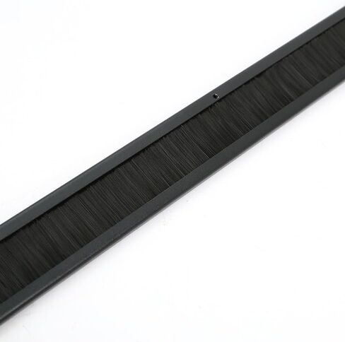 1U Brush Cable Manager لوحة شريط إدارة الكابلات المثبتة على حامل أفقي لرف الخادم أو خزانة الشبكة مقاس 19 بوصة - حشو عالي الكثافة، زيادة تدفق الهواء - انخفاض تراكم الغبار in Kuwait