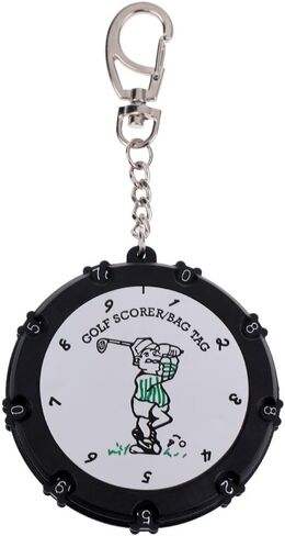 1 PC Golf Score Counter 18 Holes Golf Stroke Shot Putt Score Counter Tally Keeper with Key Chain Drop Ship in Saudi Arabia
