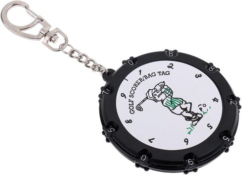 1 PC Golf Score Counter 18 Holes Golf Stroke Shot Putt Score Counter Tally Keeper with Key Chain Drop Ship in Saudi Arabia