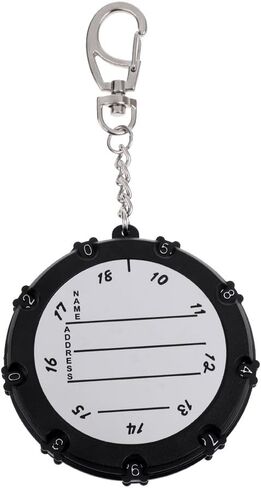 1 PC Golf Score Counter 18 Holes Golf Stroke Shot Putt Score Counter Tally Keeper with Key Chain Drop Ship in Saudi Arabia