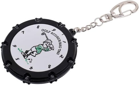 1 PC Golf Score Counter 18 Holes Golf Stroke Shot Putt Score Counter Tally Keeper with Key Chain Drop Ship in Saudi Arabia