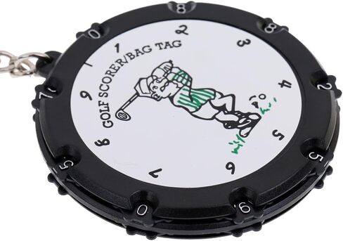 1 PC Golf Score Counter 18 Holes Golf Stroke Shot Putt Score Counter Tally Keeper with Key Chain Drop Ship in Saudi Arabia