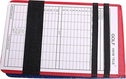 حامل بطاقات أداء الجولف - 3 عبوات من أغلفة كتب ياردات الجولف، وكتاب بطاقات أداء الجولف، وقلم رصاص وبطاقة أداء متضمنة، وإكسسوارات حقيبة الجولف للرجال in Kuwait