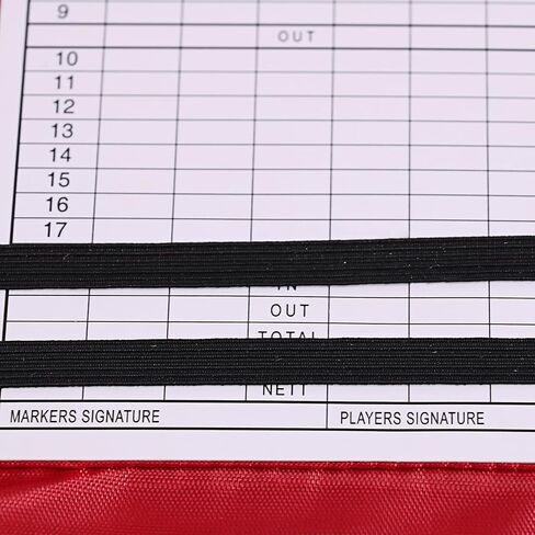 حامل بطاقات أداء الجولف - 3 عبوات من أغلفة كتب ياردات الجولف، وكتاب بطاقات أداء الجولف، وقلم رصاص وبطاقة أداء متضمنة، وإكسسوارات حقيبة الجولف للرجال in Kuwait