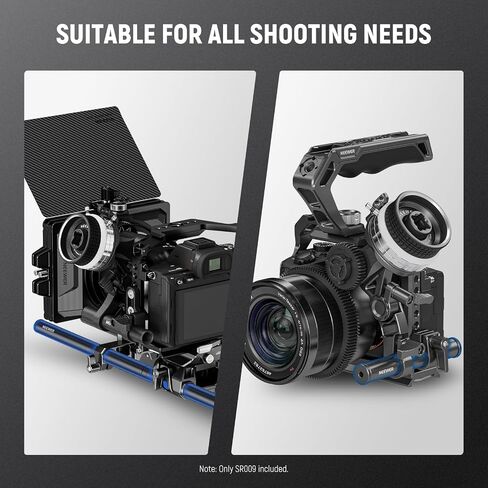 NEEWER 15mm Rods LWS System, 3 Pairs Aluminum 15mm Extension Rods (4"/10cm, 8"/20cm, 12"/30cm) Free Length Combination for Shoulder Rig LWS Rod Support System Compatible with SmallRig Video Rig, SR009 in Saudi Arabia