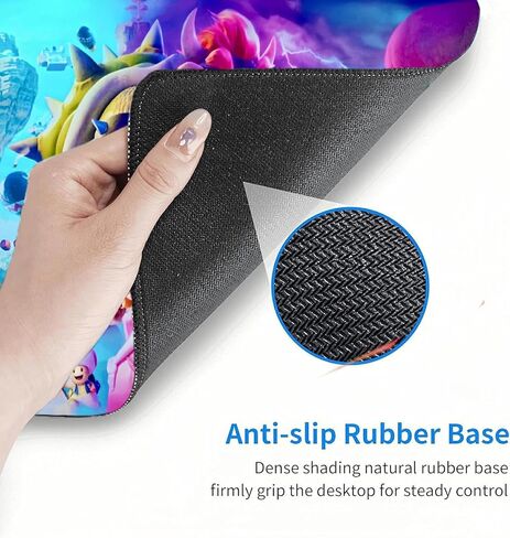 Mario Gaming Mouse Pad，Large Mouse Pad，Computer Keyboard Desk Mat with Non-Slip Rubber Base，Waterproof Mouse Pad for Office & Home & Gaming Room, Size 27.16x11.8x0.12 Inches in Saudi Arabia