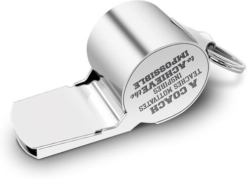 Whistles With Lanyard, Coach Whistle, Football Gifts, Football Gifts for Coach Gifts for Men Women Teacher Thank You Cheer Coach Gift – A Coach Teaches Motivates Inspires to Achieve the Impossible in Kuwait