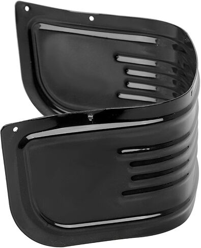 Black Front Ribbed Fender Skirt Trim for Harley Touring Road King Street Glide Electra Glide Low Softail FLSTC 1980-2013 in Saudi Arabia