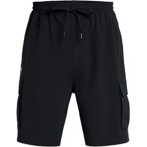Under Armor 1386560-1-MD UA Vibe Cargo Cargo Short Black MD