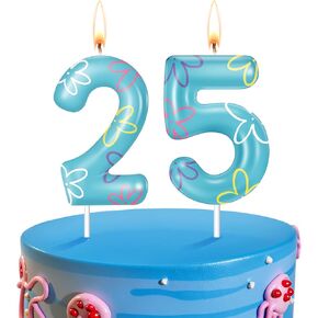 إسفنجة 25 عيد ميلاد شمعة لكعكة لطيف زهرة زهرة السحابة ديكورات كب كيك أعلى الكاريكاتير الكعكة عيد ميلاد الكعكة Topper لاستلوازات الحفلات الإسفنجة