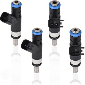 Set of 4 Fuel Injectors FJ1058 Fit for 2011-2014 Chrysler 200 Sebring Dodge Avenger Caliber Journey Je-ep Compass Patriot 2.0L 2.4L L4 Gas Engine 4 Hole Replaces OE# 04891577AC