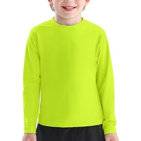 American Trends Kids Rash Guard: UPF 50+ Sun Protection Rashguard for Outdoor Athletic - Long Sleeve Sun Rishrts 2-9T
