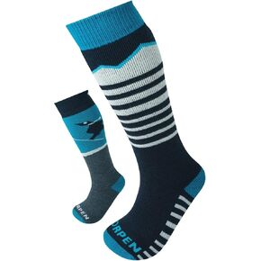 كيد T1 Merino Ski Eco Sock ، رائع للتزلج ، الصديق للبيئة والمستدام