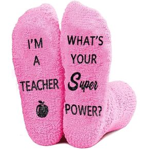 Teacher Appreciation Gifts for Women - Funny Socks & End of Year Gifts