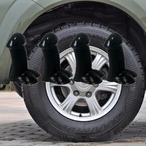 4pcs Funny Tyre Valve Ste Caps للسيارات ، سيارات الدفع الرباعي ، الدراجة ، الشاحنات ، الدراجات النارية ، هدايا مزحة هدايا للزوج ، الأصدقاء (مزحة)