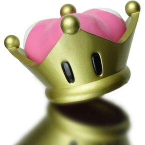Boosette Super Crown مثالية لأحداث Cosplay Piece Gold-Great Static Display! تاج ذهبي مصمم بعد تاج بوفيت الشهير من سلسلة ماريو