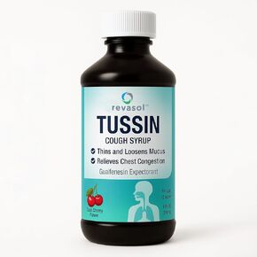 Tussin Cough Syrup و Phlegm و Mucus Support ، على الصدر غير ذاهب للبالغين والأطفال 12 وما فوق ، الدعم المخاط للمقدرة ، مُغسل غويفينيسين