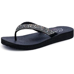 Skechers Women's Meditation-Evening Shine Flip-Flop in Kuwait