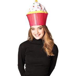 Rasta Imposta Pink Cupcake Hat Costume Accessory Muffin Cake Cup Cake Accessories Hats Headwear Costumes, Adult One Size