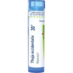Boiron Thuja Occidentalis 30C طب المثلية للطب غير المؤلم لإزالة الثلج - 80 كريات