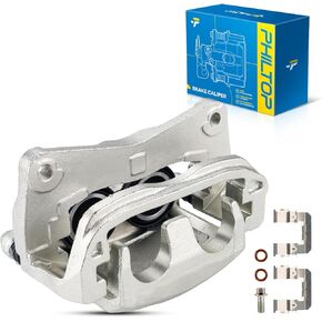 PHILTOP 19B2683B Front Left Disc Brake Caliper Assembly for Baja 2003-2006, XV Crosstrek 2013-2015, Outback/Legacy 2002-2014, Impreza 2008-2014, Forester/Crosstrek, 19-B2683B Front left Driver Side