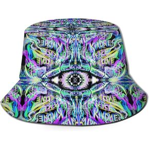 أزياء دلو القبعة Trippy مخدر للجنسين قبعة دلو الطباعة