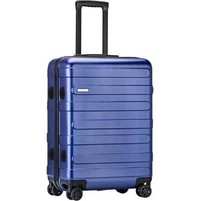 Luggage Suitcase Carry-on Spinner TSA Lock Expandable (only 28") Lightweight Hardside Luggage, 20 inch, Blue