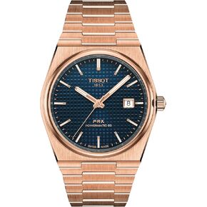 Tissot PRX PowerMatic 80 Rose Gold 40mm Watch ، الرجال