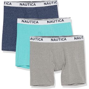 Nautica Men's Stretch Performance 3-Pack Boxer Briefs
