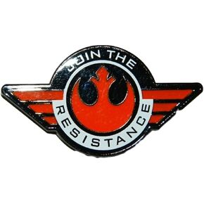 Star Wars Join The Resistance Rebel Logo Metal Enamel Costume Pin
