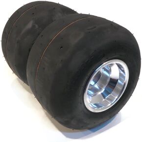 متجر ROP | (حزمة من 2) إطار بقعة لا أنبوغ 11x6.00-5 مع حافة الألومنيوم للدراجة trike الانجراف