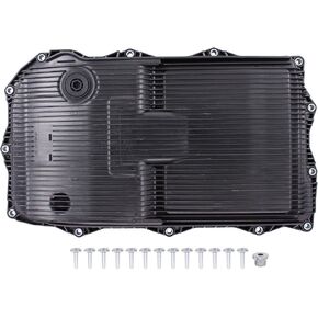 MOTOKU Automatic Transmission Oil Pan with Filter and Gasket for Chrysler 300 2013-2023, Challenger 2015-2023, Charger 2013-2023, Durango 2014-2025, Ram 1500 2014-2025 Grand Cherokee 2014-2024 3.6