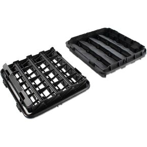 68323649AB 2PCS BIG HORN BODYSIDE APPERTUTE SET EXTAUSTER AIR TEW متوافقة مع JEEP ، RAM DOG 1500 2500 3500 استبدال 55055998AC 68157351AC 55055998AH 68323649AA 68157351AAA