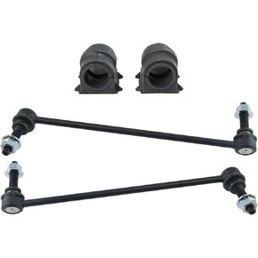 TRQ Front Sundension Kit Sway Bar Brating Set Sway Bar Bar Rink متوافق مع عام 2011-2014