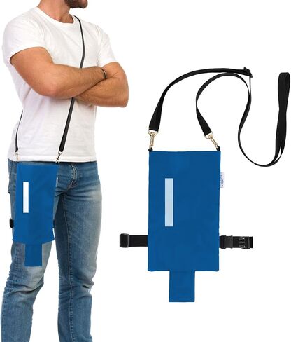 Urine Drainage Bag Holder - Privacy Covers for Wheelchairs Geri Chairs Bed Rails Scooters - Conceals Catheter Line Nephrostomy Pouches - Clear Window (Black Small 600ml-1000ml) in Saudi Arabia