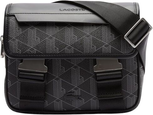 Lacoste Men's the Blend Monogram Messenger Bage Messenger in Saudi Arabia