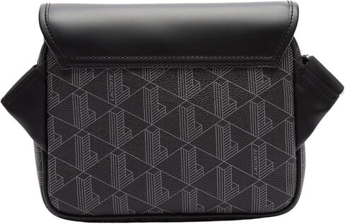Lacoste Men's the Blend Monogram Messenger Bage Messenger in Saudi Arabia