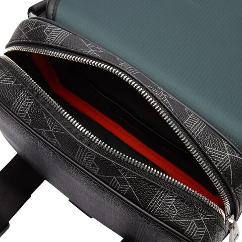 Lacoste Men's the Blend Monogram Messenger Bage Messenger in Saudi Arabia