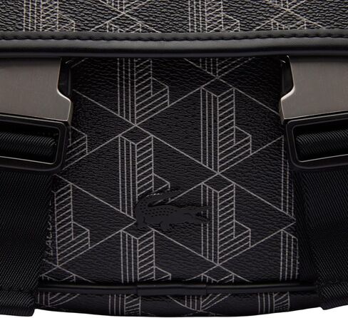 Lacoste Men's the Blend Monogram Messenger Bage Messenger in Saudi Arabia