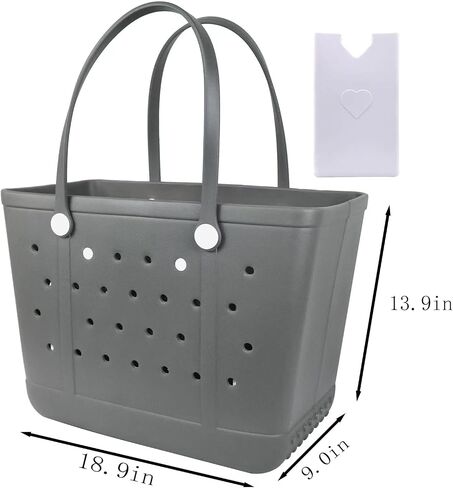 Beach Bag，Rubber Tote Bag ，Washable Tote for Boat Pool Sports Gym in Saudi Arabia