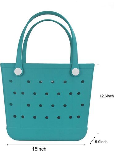 Beach Bag，Rubber Tote Bag ，Washable Tote for Boat Pool Sports Gym in Saudi Arabia