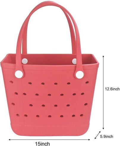 Beach Bag，Rubber Tote Bag ，Washable Tote for Boat Pool Sports Gym in Saudi Arabia