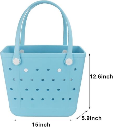 Beach Bag，Rubber Tote Bag ，Washable Tote for Boat Pool Sports Gym in Saudi Arabia
