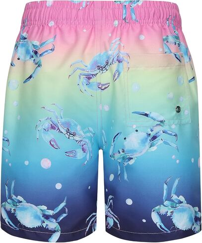 Boys Swim Trunks with Compression Liner for Kids Boys Quick Dry Board Shorts Beach Shorts Swimwear 3-16 Years in Saudi Arabia